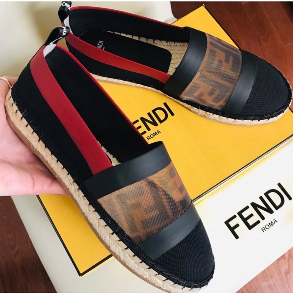 Fendi shoes Mesh FF Espadrilles 40